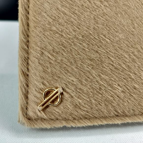 POLOGEORGIS Medium Signature Pouch With Gold Zip - Picture 3 of 14